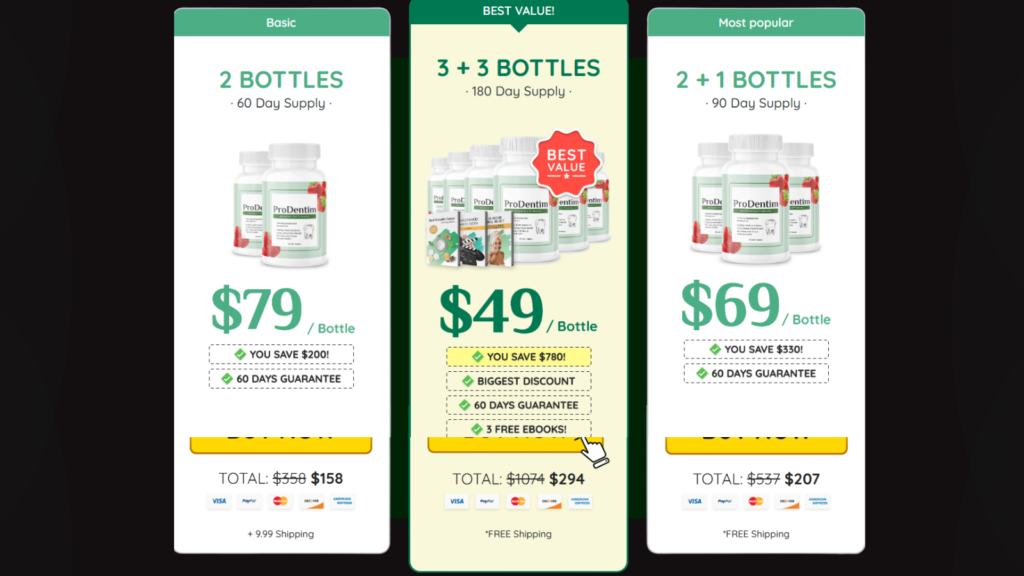 ProDentim Review--Pricing