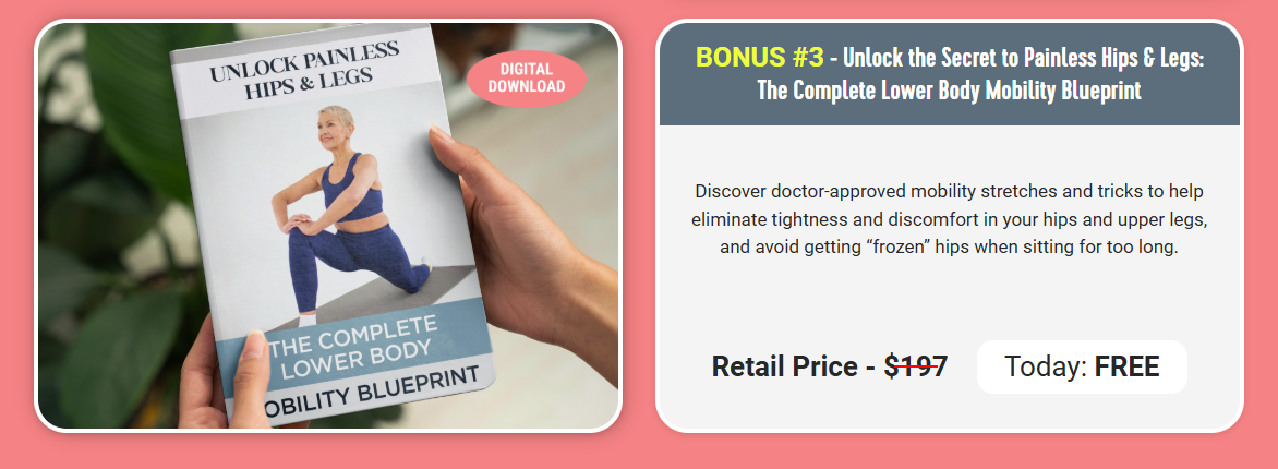 Bonus 3 - Unlock Painless Hips & Legs
